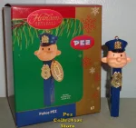 Carlton Cards No Feet Pez Policeman Ornament from 2004 with box