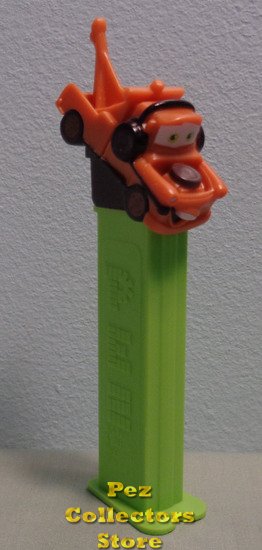 (image for) Disney Cars 2 Mater with Headphones Pez Loose - Click Image to Close