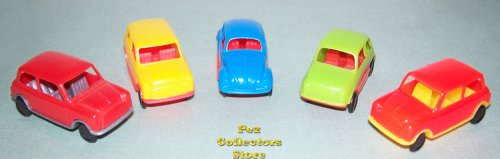 (image for) Auto PEZ Cars by Grisoni of Italy - Set of 3 VW, Mini & Fiat