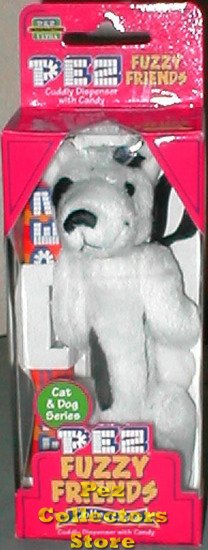 (image for) Cat and Dog Series Rascal the Bull Terrier Pez Plush - Click Image to Close