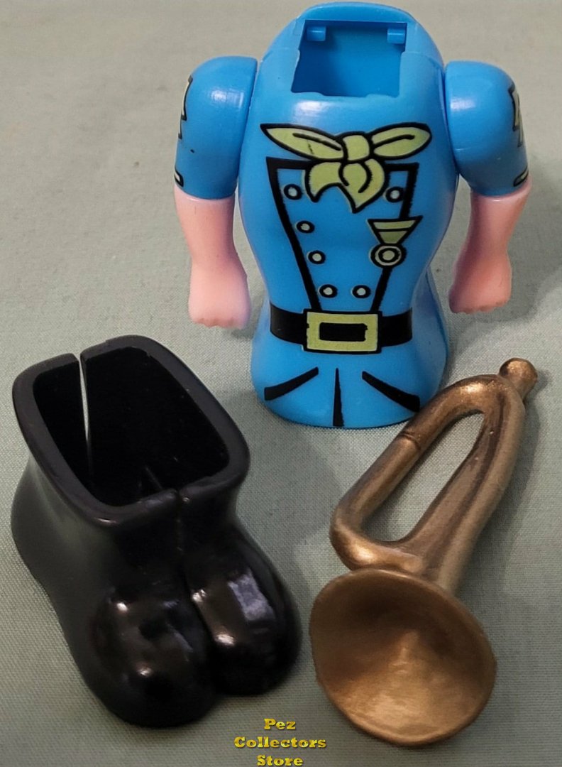 (image for) Cavalry Legionnaire with Bugle Pez Body Parts from Series 2 Loose