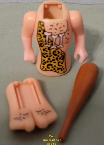 (image for) Caveman with Club Pez Body Parts from Series 2 Loose