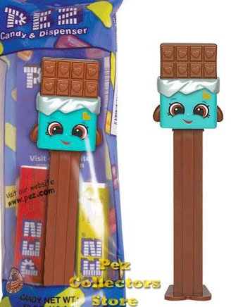 (image for) Cheeky Chocolate Shopkins Pez Mint in Bag - Click Image to Close