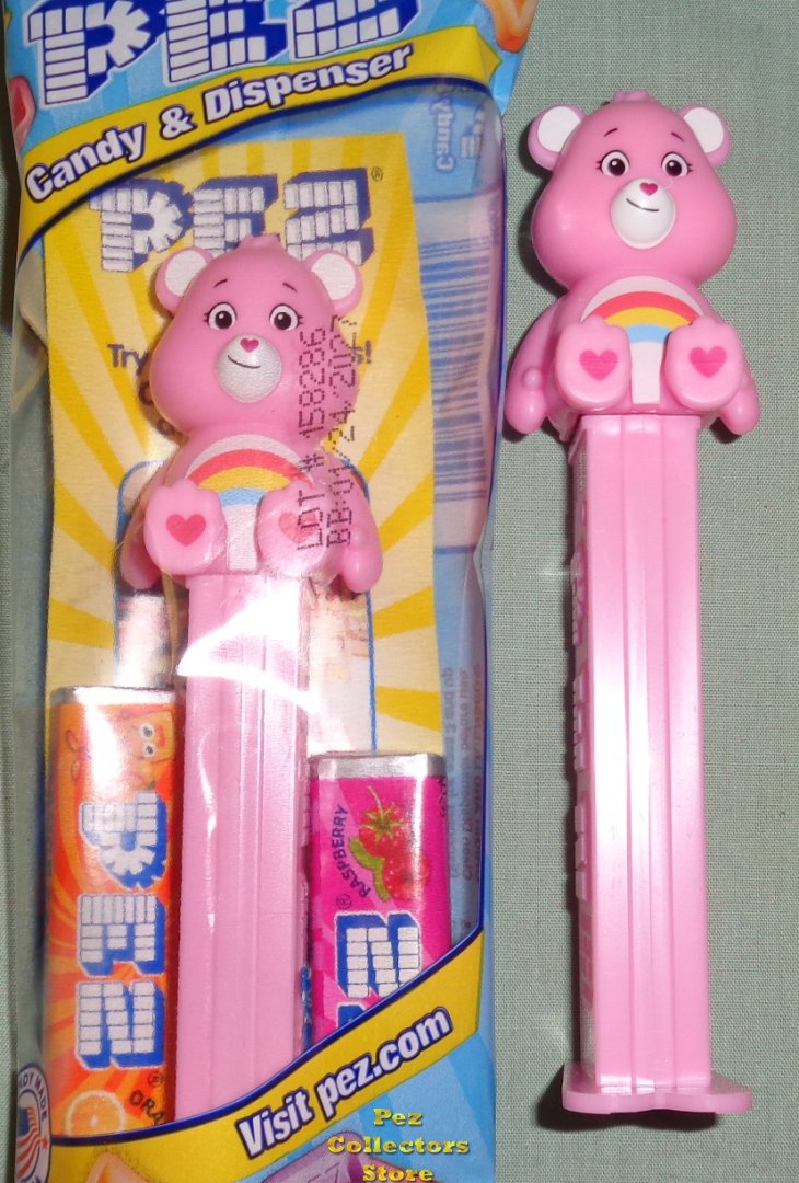 (image for) Cheer Bear Pez from the Care Bears MIB - Click Image to Close