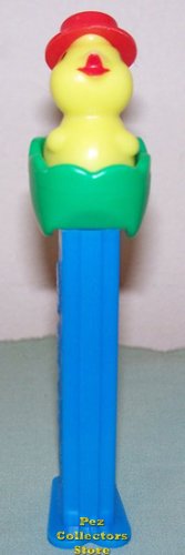 (image for) Pez Chick in Egg D in Green Wavy Shell Loose