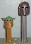 (image for) Mandalorian and The Child Baby Yoda Star Wars Pez LOOSE