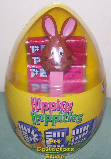 (image for) Easter Chocolate Bunny on Pink in Yellow Easter Egg