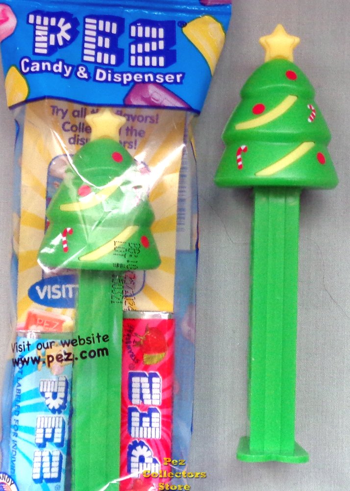 (image for) Christmas Tree with Ornaments Pez MIB - Click Image to Close