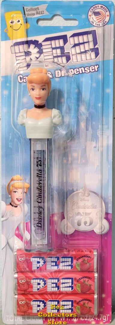 (image for) Disney Cinderella 75 Years Commemorative Pez MOC