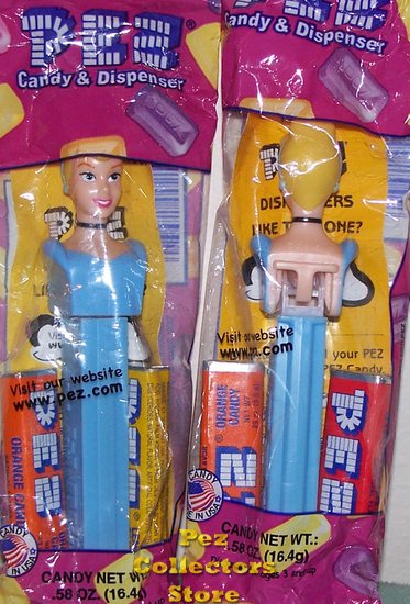 (image for) Princess Cinderella Pez with full back dress - Loose - Click Image to Close