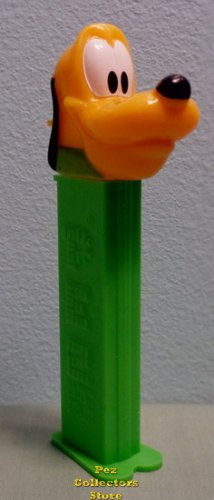 (image for) Classic Disney Pluto Pez on Green with Collar Loose