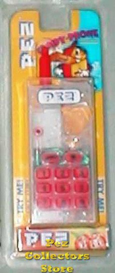 (image for) Clear Crystal European Electronic Pez Telephone! European MIP!