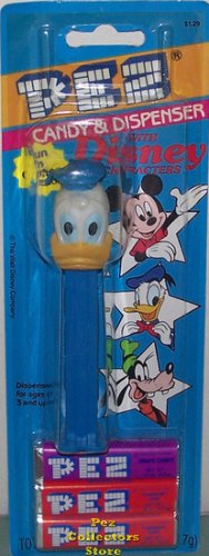 (image for) Disney Donald Duck Closed Beak Pez Mint on Disney Stars