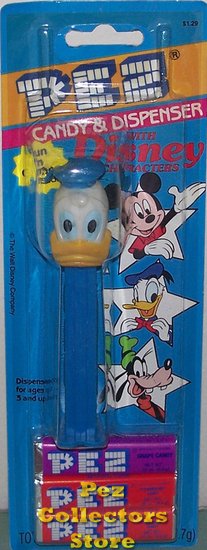 (image for) Disney Donald Duck Closed Beak Pez Mint on Disney Stars - Click Image to Close