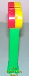 Coach Whistle Pez Red and Yellow Loop on Green