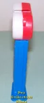 Coach Whistle Pez White and Red Loop on Blue