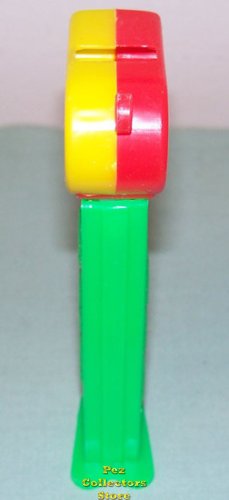 (image for) Coach Whistle Pez Yellow and Red Loop on Green