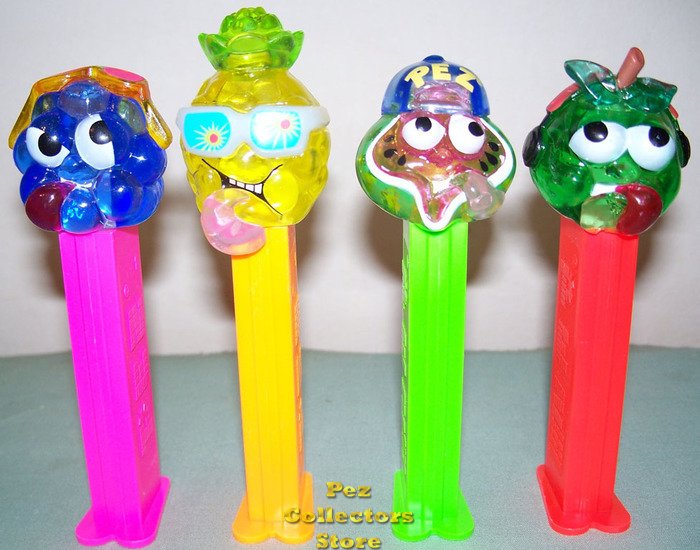 (image for) Colored Crystal Sourz Pez Set of 4 Pez Offer 310