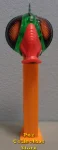 (image for) Crystal Fly - Green Crystal Pez on Orange Stem Loose