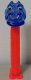 (image for) Kooky Zoo Blue Crystal Hippo Pez on Neon Red Stem Loose