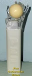 Colorless Crystal Hand with Unprinted NonGlow Ball on a GITD Stem Test Piece (image for) Colorless Crystal Hand with Unprinted NonGlow Ball on a GITD Stem Test Piece