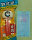 (image for) Columbus Clippers Baseball Pez MIB with Game Ticket