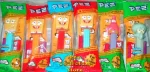 Complete set of 6 Spongebob and Friends Pez Mint in Bag