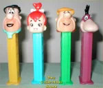 (image for) Complete Set of Discontinued Flintstones Pez Loose! Yabadabadu!