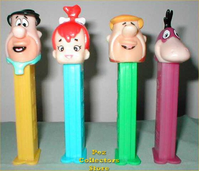 (image for) Complete Set of Discontinued Flintstones Pez Loose! Yabadabadu! - Click Image to Close