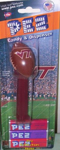 (image for) Virginia Tech VT NCAA Football Pez MOC Retired