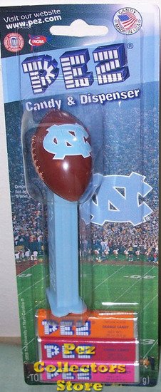 (image for) University of North Carolina UNC NCAA Football Pez MOC - Click Image to Close