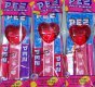 (image for) 2009 Set of 3 Red Crystal Pez Short Valentine Hearts MIB