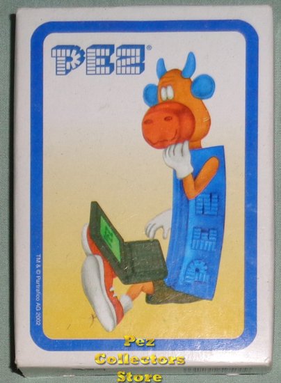 (image for) Cow B with Laptop Computer Pez Deck of Poker Size Playing Cards
