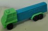 (image for) CR Series Truck R3 Green Cab on Blue Trailer Pez