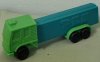 (image for) CR Series Truck R4 Green Cab on Blue Trailer Pez
