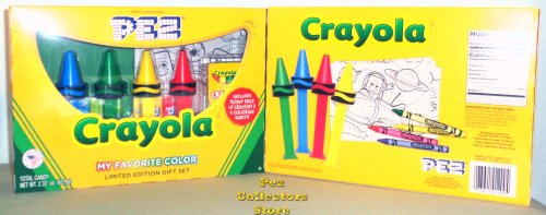 (image for) Crayola Crayon Pez Gift Set