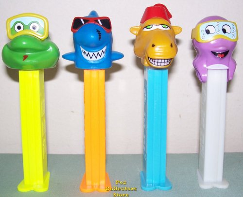 (image for) European Crazy Animals Pez Set of 4 Loose