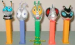 (image for) Colorless Clear Crystal Bugz Pez Set of 5 Pez Offer 283