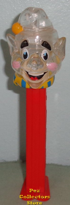 (image for) 2002 Clear Crystal Elf Pez Loose