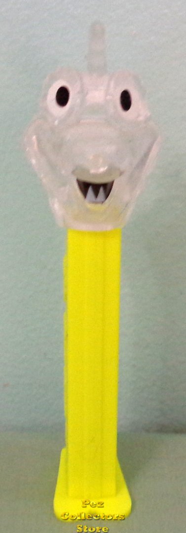 (image for) Clear Colorless Crystal Fly Saur Pez-a-saur Pez Loose
