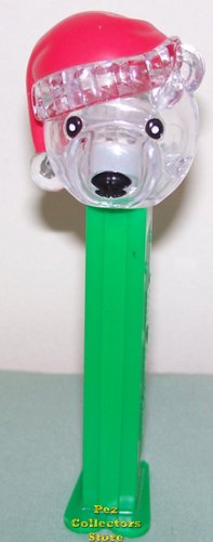 (image for) 2009 Christmas Crystal Polar Bear Pez Exclusive