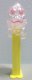 (image for) Colorless Crystal Slimy Sid Pez on Neon Yellow Stem Loose