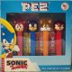 (image for) Crystal Sonic the Hedgehog Pez Gift Set Amy Sonic Knuckles Tails