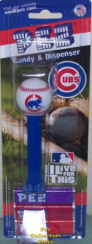 (image for) Chicago Cubs with Cub Major League Baseball Pez MOC