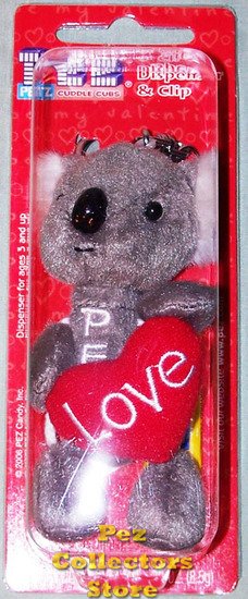 (image for) Cuddle Cubs Koala Bear Plush LOVE Pez Petz - Click Image to Close