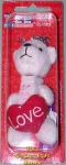 (image for) Cuddle Cubs White Bear Plush LOVE Pez Petz