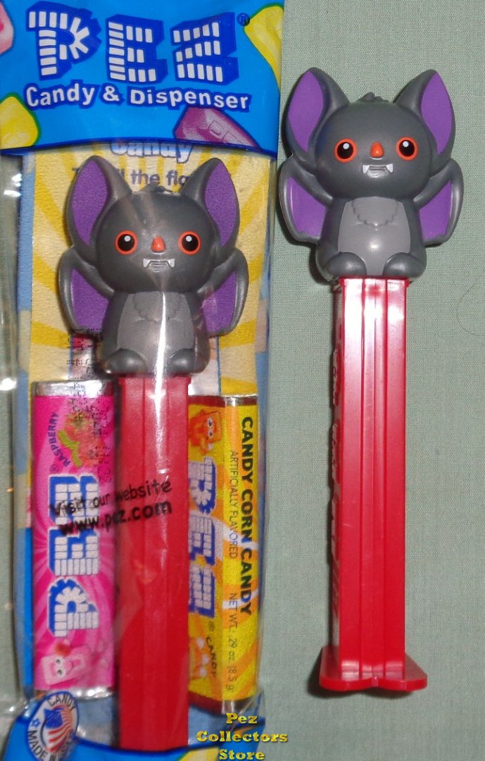 (image for) 2019 Halloween Gray Bat Pez MIB - Click Image to Close