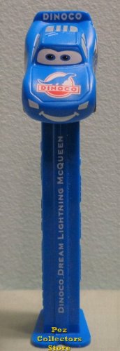 (image for) Dinoco Dream Lightning McQueen Pez on Blue Stem Loose