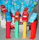 (image for) Disney Pixar Cars Pez Set of 4 MIB Mater Painted Air Breather MI