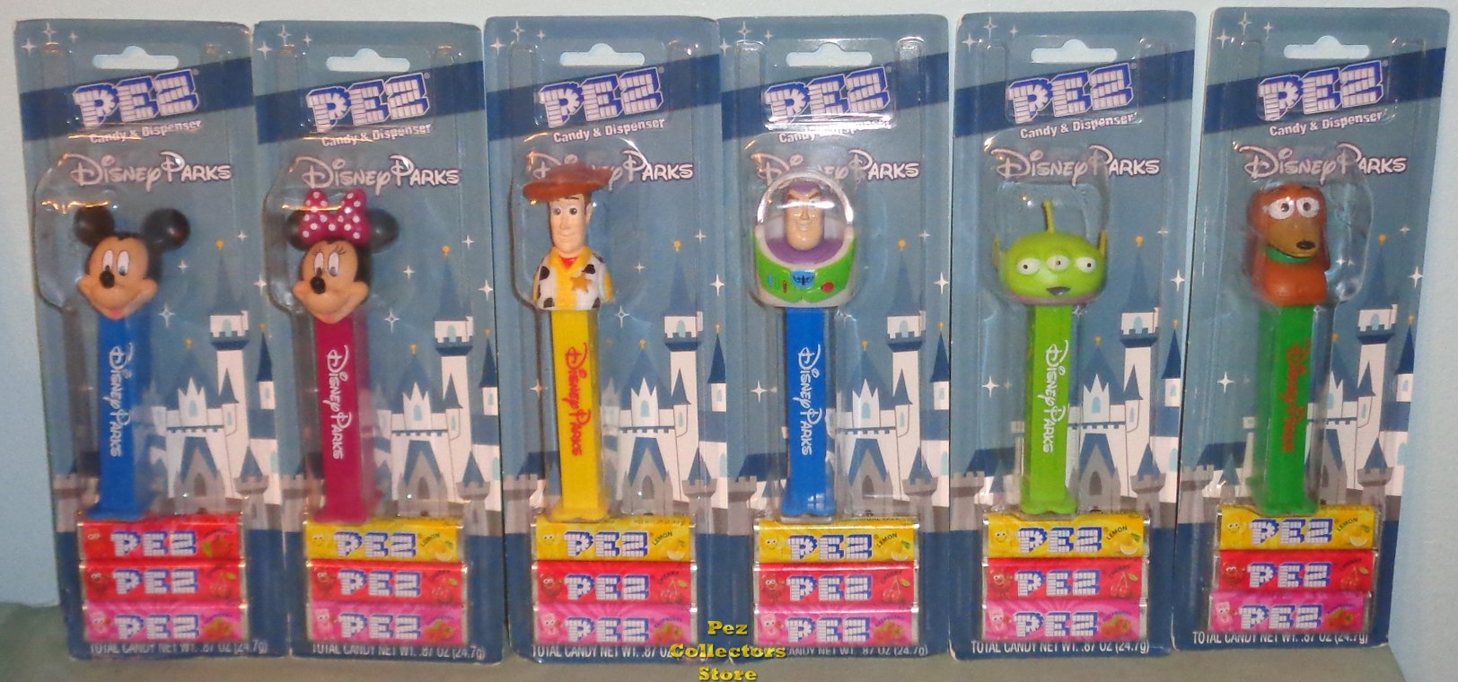 (image for) Disney Parks Exclusive Pez Set of 6 Mickey Minnie Toy Story MOC